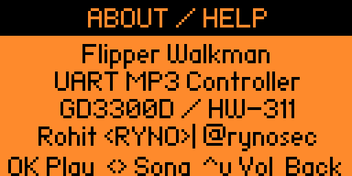 Flipper Walkman UI 2